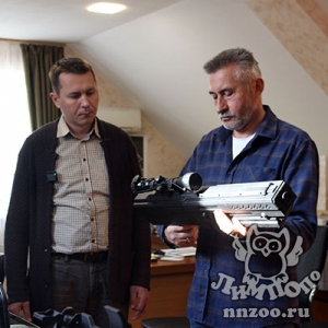 Специальные средства вооружения передал зоопарка «Лимпопо» воинским частям
