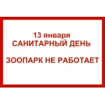 Санитарный день 13 января
